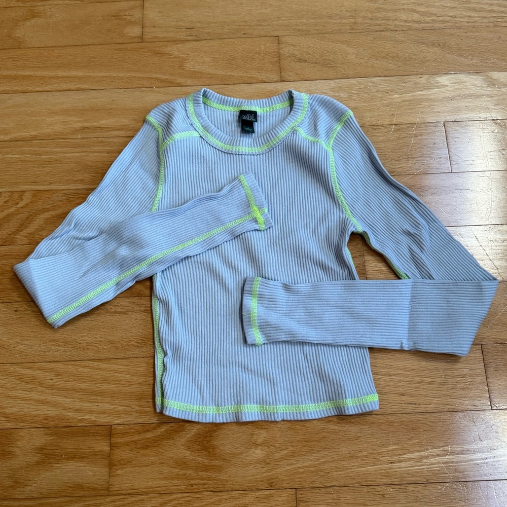 Ribbed Long-Sleeve Shirt